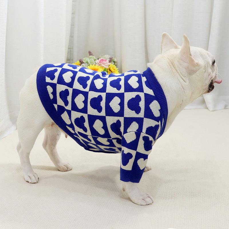 Pet-Lover Bullybutton French Bulldog Cardigan With Button Closure for...