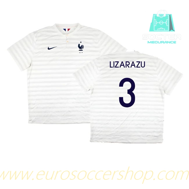 France Away Football Shirt (Lizarazu 3)