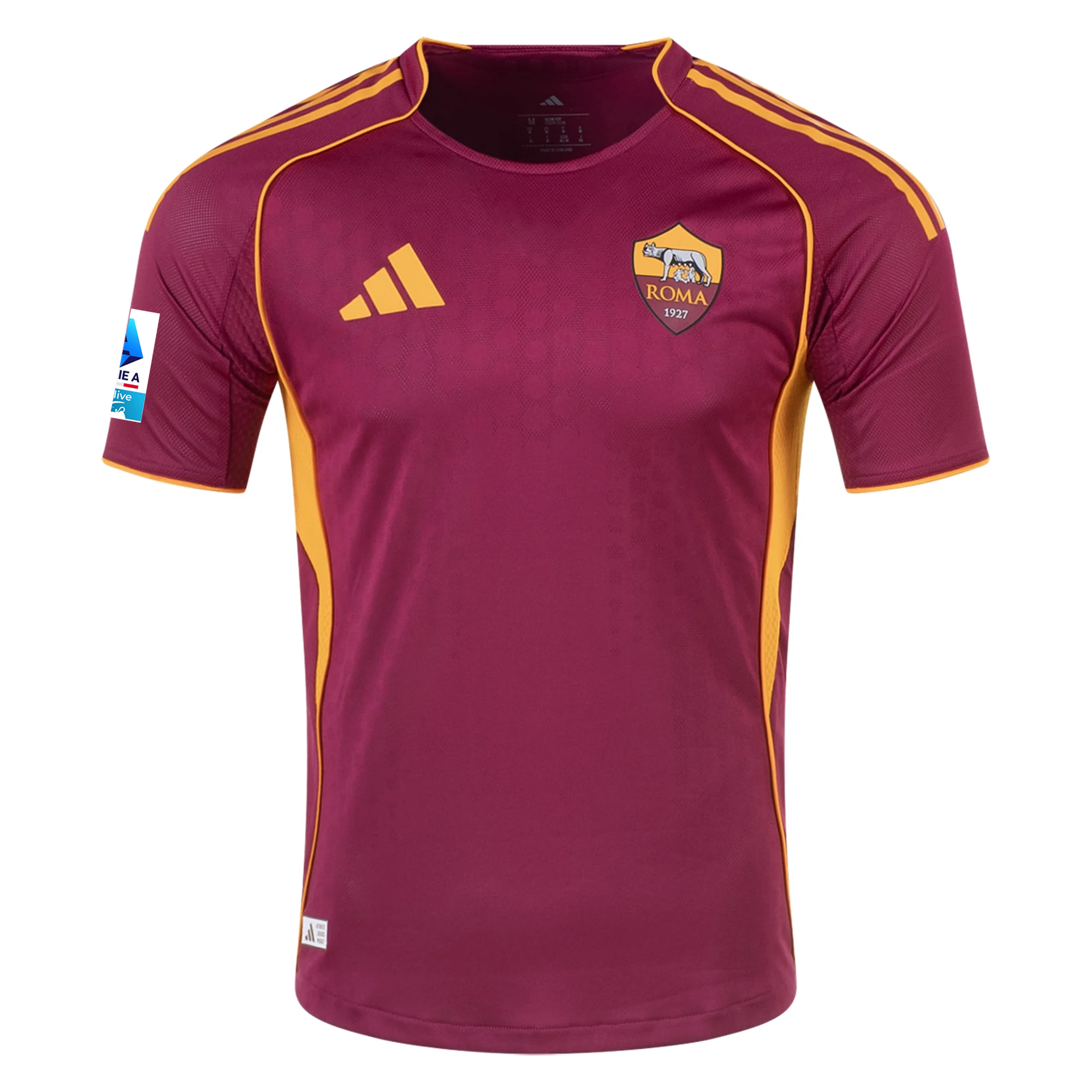 AS Roma Patch 2025-2026 Ser Home Jersey – Authentic Shirt