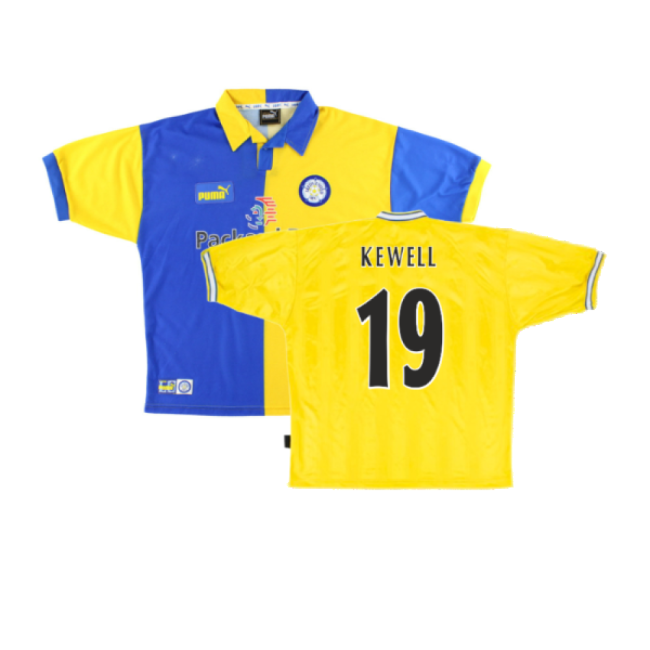Leeds 1997-99 Shirt (L) (Very Good) (Kewell 19) | Affordable
