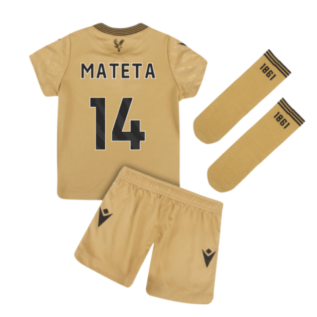 2025-2026 Crystal Palace Third Baby Kit (Mateta 14)