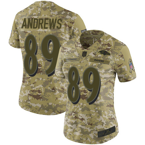 Authentic NFL B R Ravens #89 Mark Andrews Team Color Limited Jersey