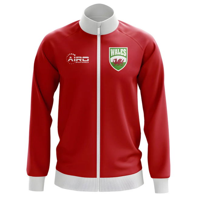 Match Wales Concept Football Track Jacket (Red) - Kids Jersey