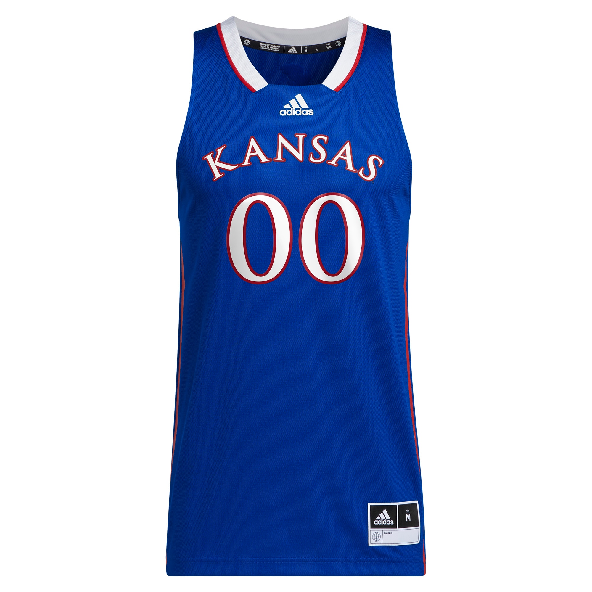 [DDG] Kansas Jayhawks Unisex Pick-A-Player NIL Men's Basketball Jersey - Royal