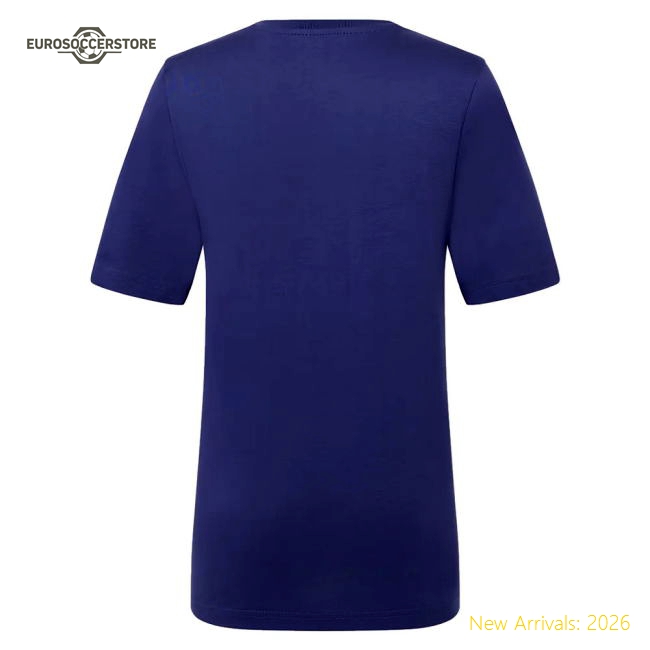 2025 Red Bull Racing Large Front Logo Tee (Skipper Blue) - Kids