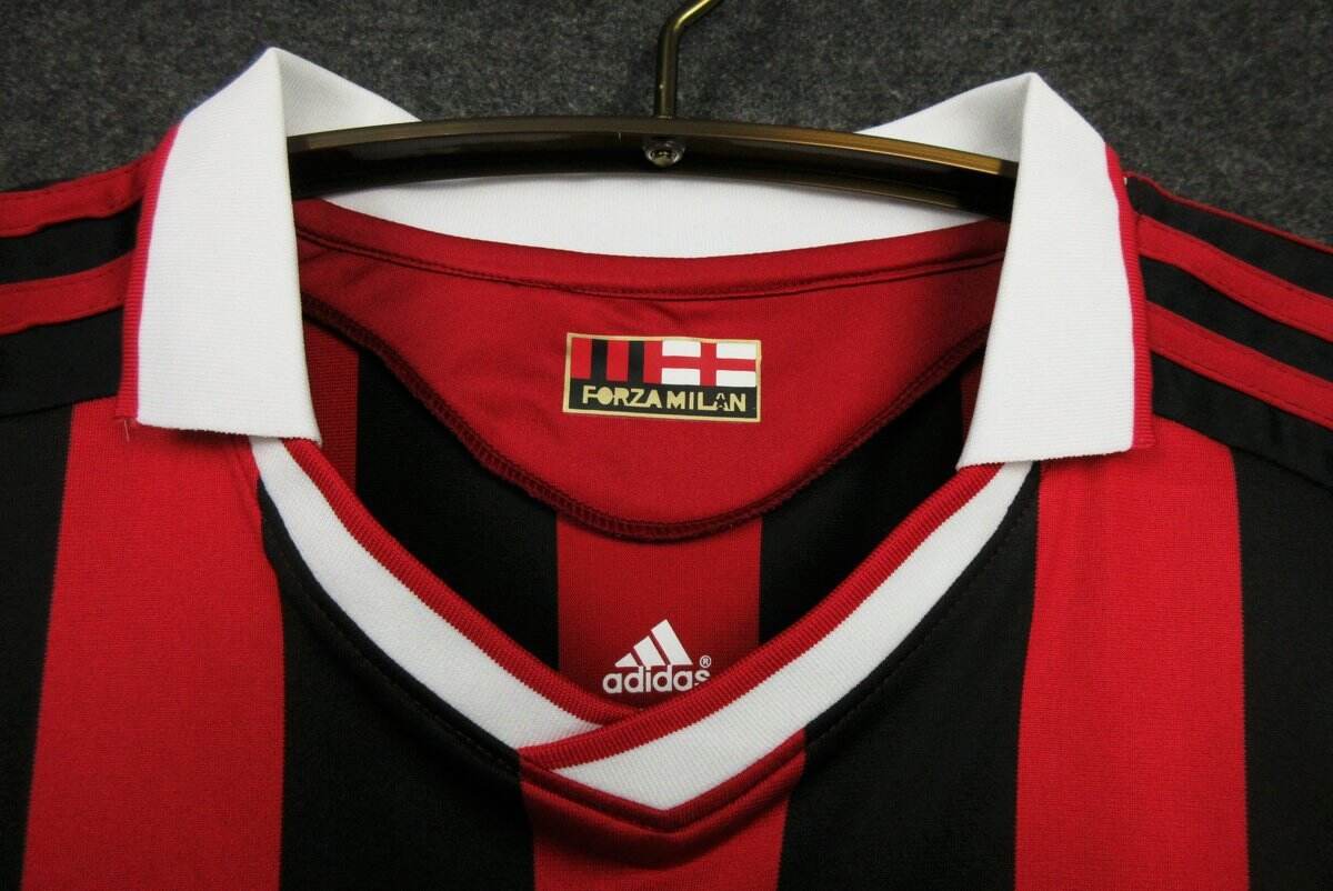 Cheap 2009-2010 AC Milan Home kit Long sleeve