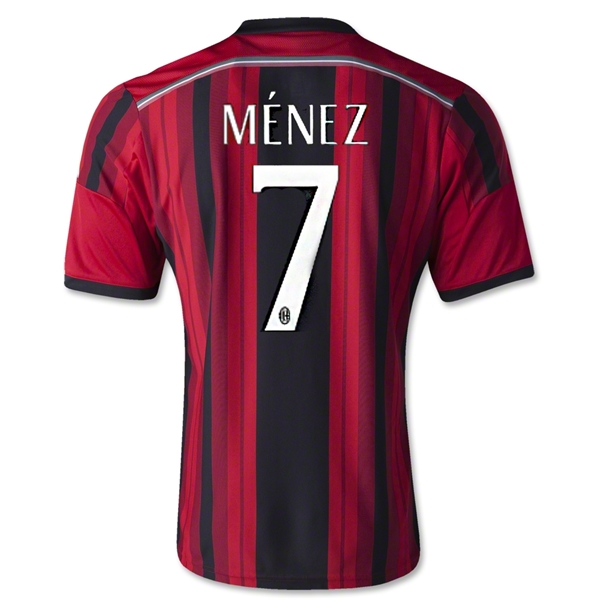 AC Milan 1415 MENEZ 7 Home Shirt - Official Replica 8937