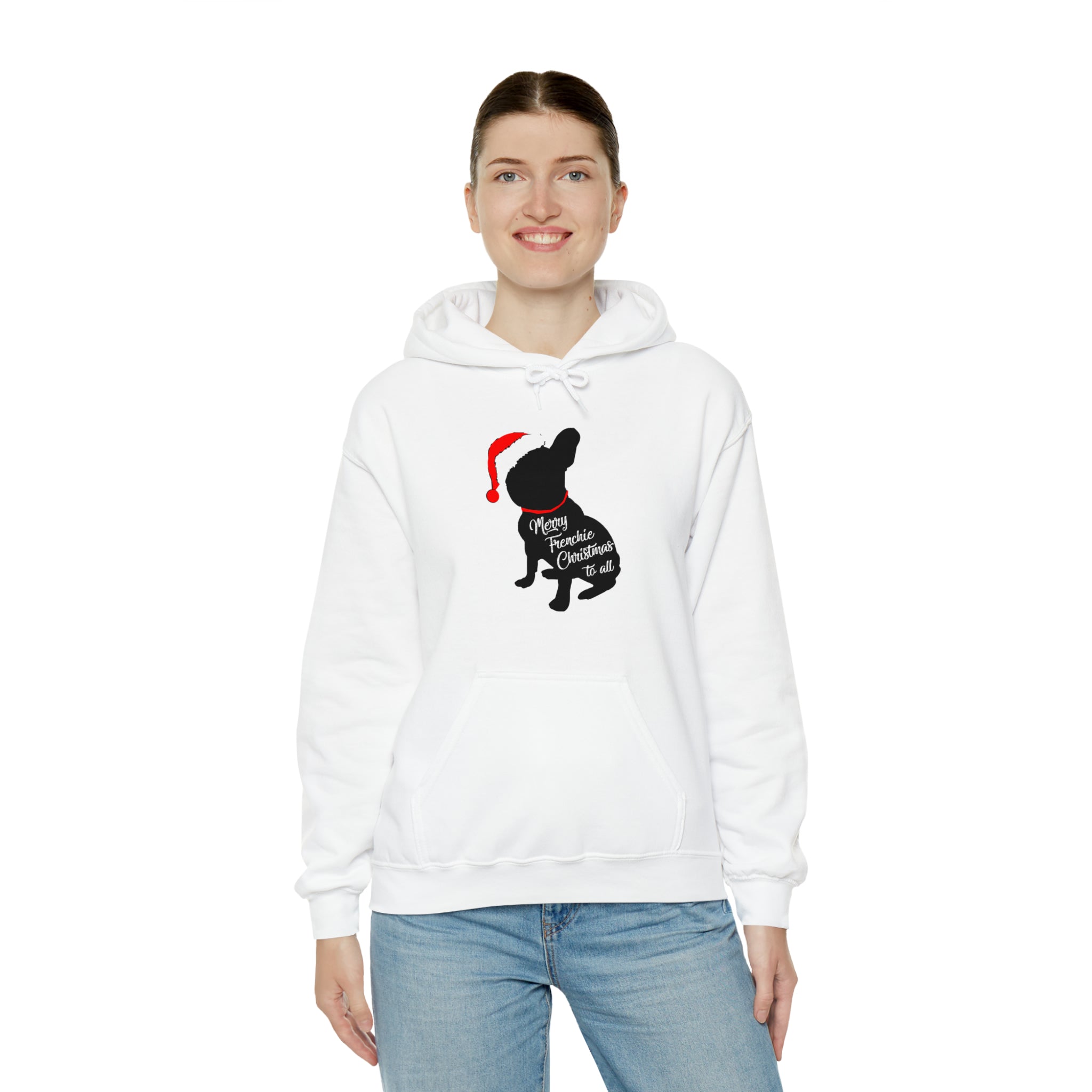 Merry Frenchie Christmas Unisex Hoodie