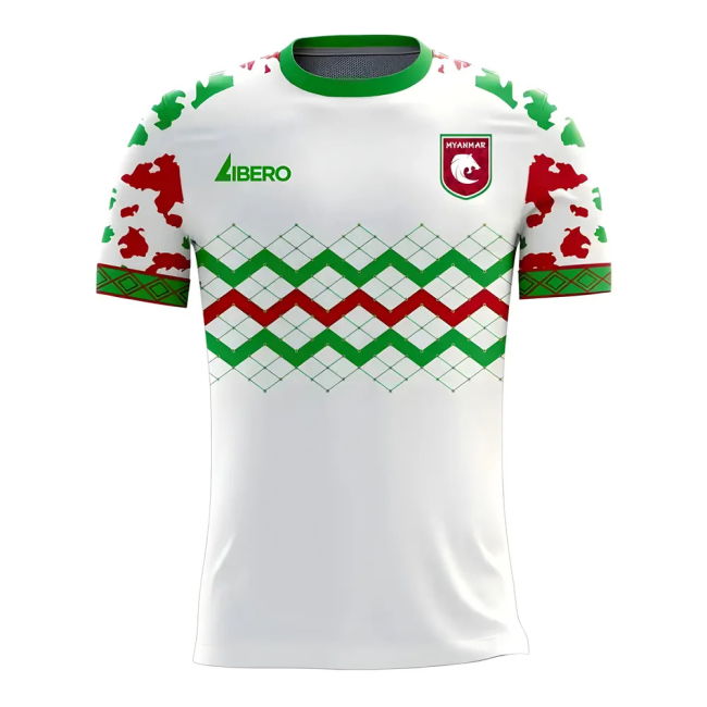 Fan-Favorite Myanmar 2025-2026 Home Concept Football Kit (Libero)