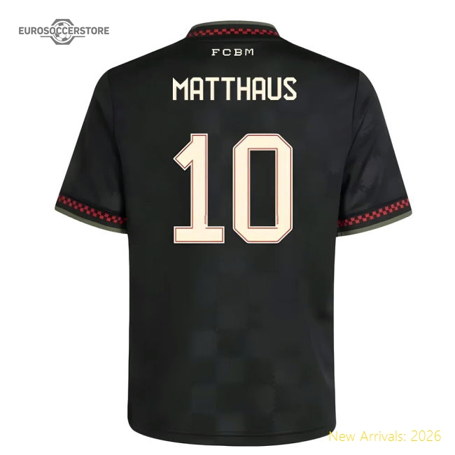 Popular 2025-2026 Bayern Munich Third Shirt (Kids) (Matthaus 10)