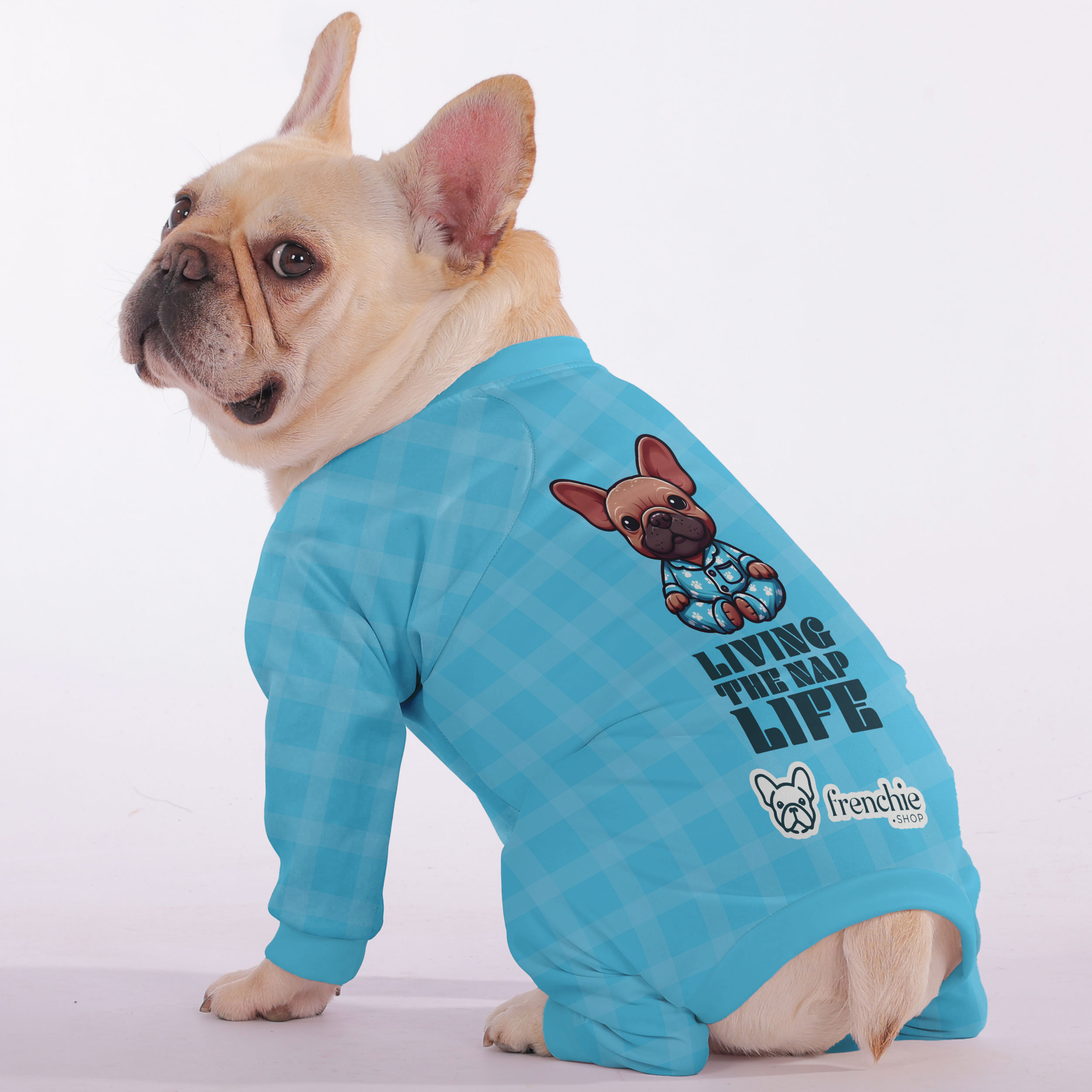 French Bulldog Living The Nap Life Frenchie Pajamas – Ultra Soft,