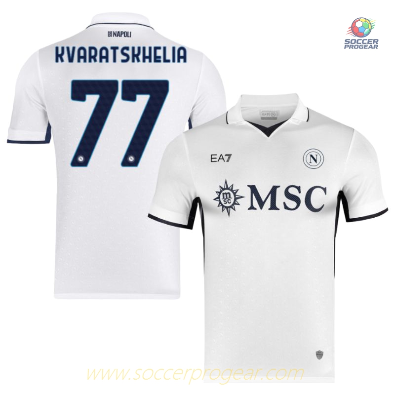 Naples Away Football Jersey 2024-25 Edition Kvaratskhelia