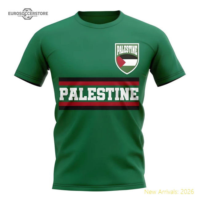 Palestine Core Football Country T-shirt (green) - Premium Collection