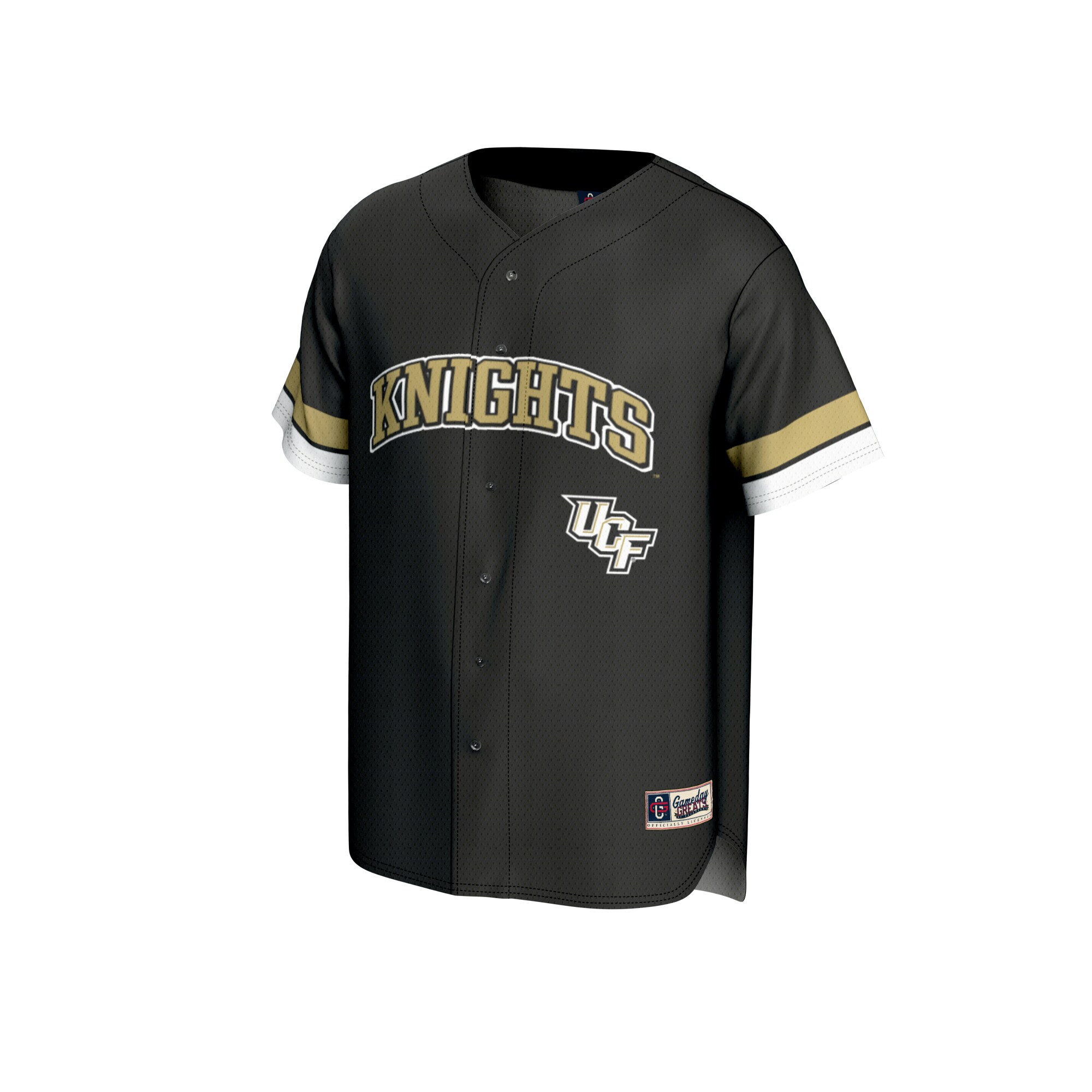 [NJP] UCF Knights GameDay Greats Unisex Spirit Baseball Jersey - Black
