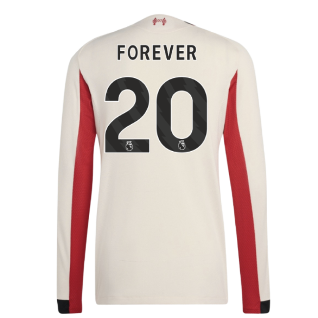 2025-2026 Liverpool Authentic Long Sleeve Away Shirt (Forever 20)