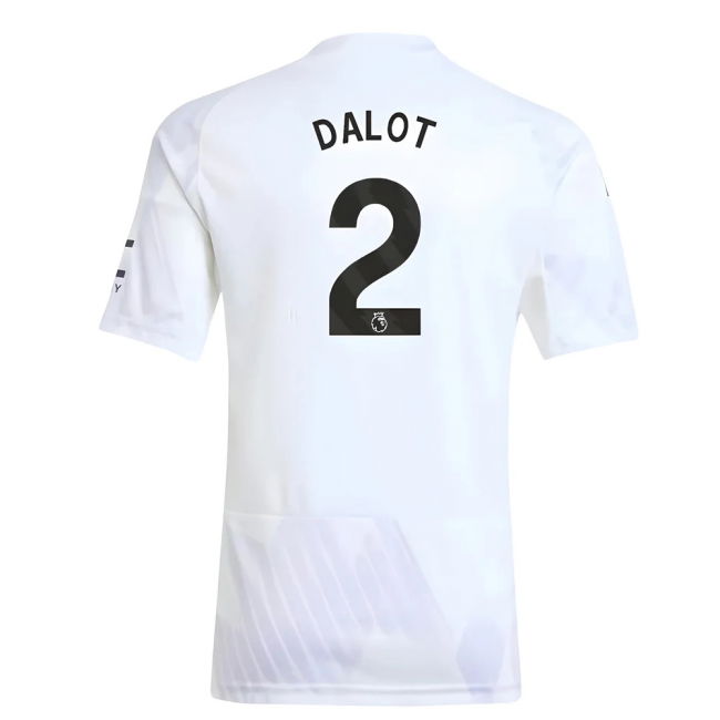 Football Man Utd Away Shirt Kids Dalot #2 Professional Grade Fan G...