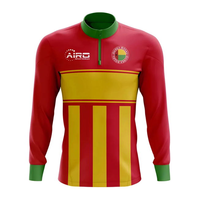 World-Class Guinea Bissau Concept Football Half Zip Midlayer Top