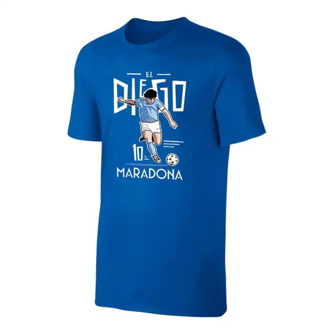 Top-Tier Argentina El Diego 21 T-Shirt, Blue World-Class