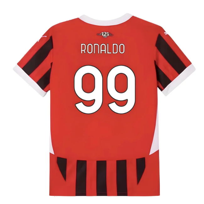 Professional AC Milan 2024-2025 Home Jersey (Kids)