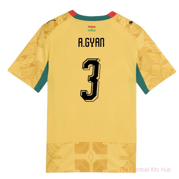 2026-2027 Ghana Away Shirt (Kids) (A.Gyan 3)