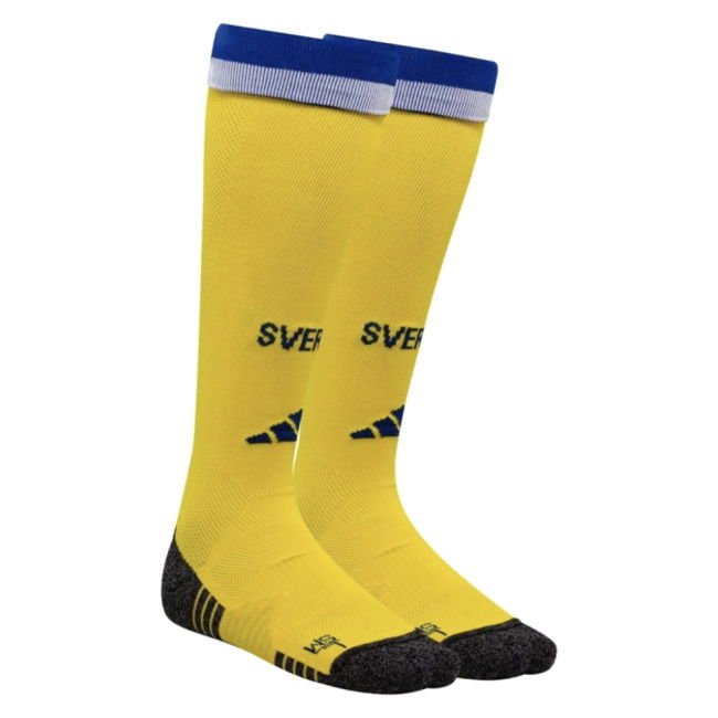 World Cup Premium Sweden 2026-2027 Sweden Home Socks (Yellow) Jersey