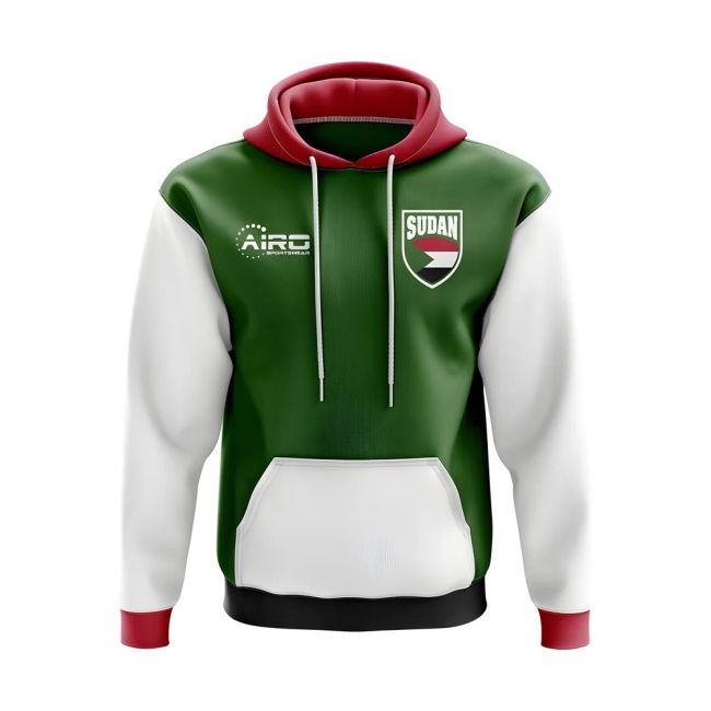 Pro-Grade Top-Tier Sudan Concept Country Football Hoody (Green)