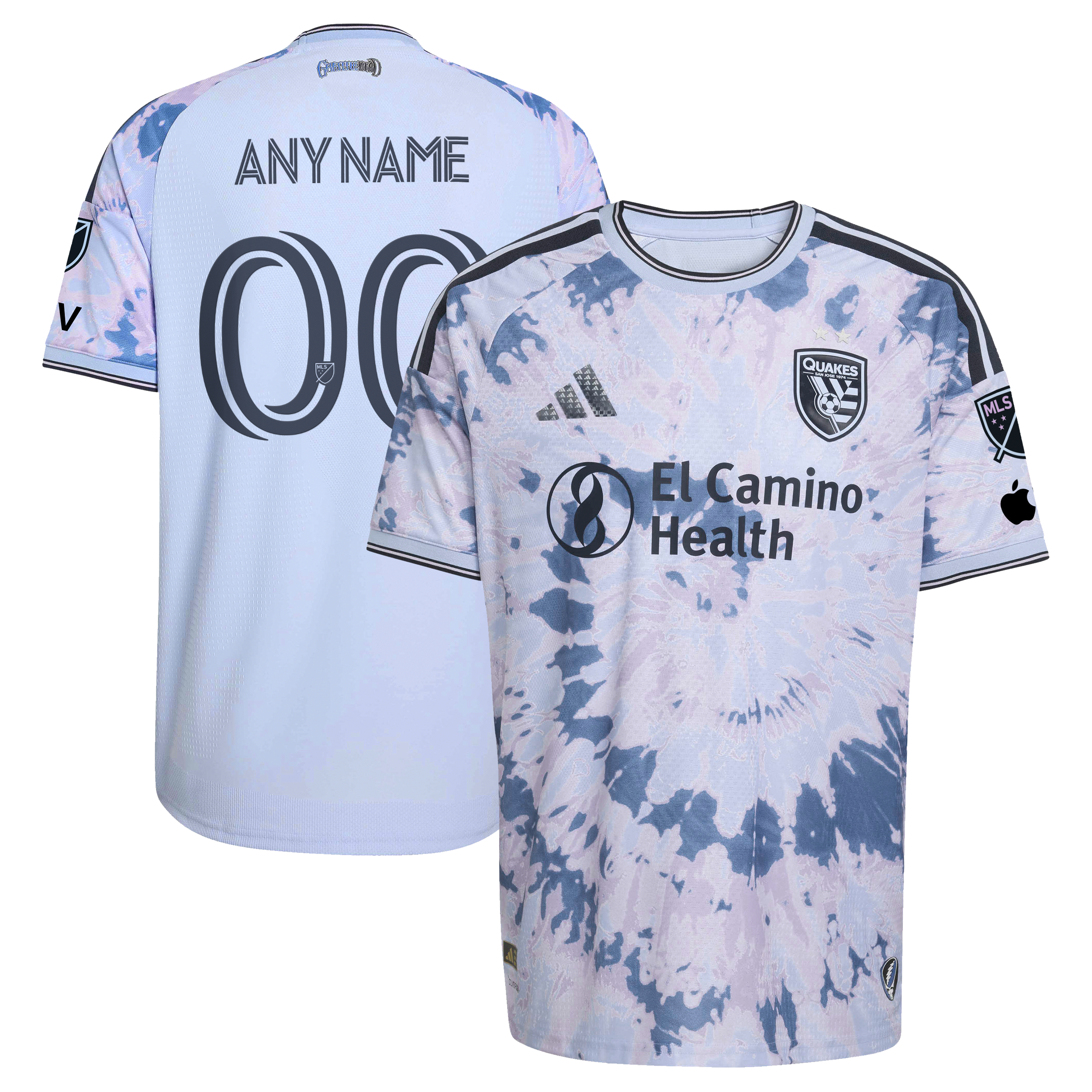 [SJH] San Jose Earthquakes 2026 The Dead Kit On-Field Authentic Patch Custom Jersey - Light Blue