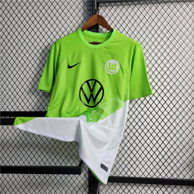 Wolfsburg 2324 Home Soccer Jersey Football Shirt - Official Replica