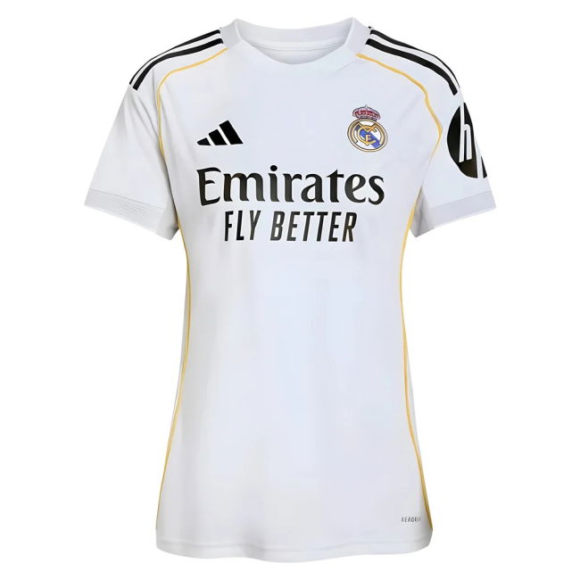Womens 2025 Edition Lightweight Real Madrid Home Football Shirt