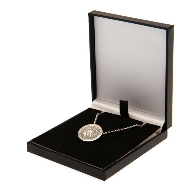 Pro-Grade Man City Manchester City FC Stainless Steel Pendant & Chain
