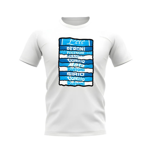 Napoli Shirt Sponsor History T-shirt (White)