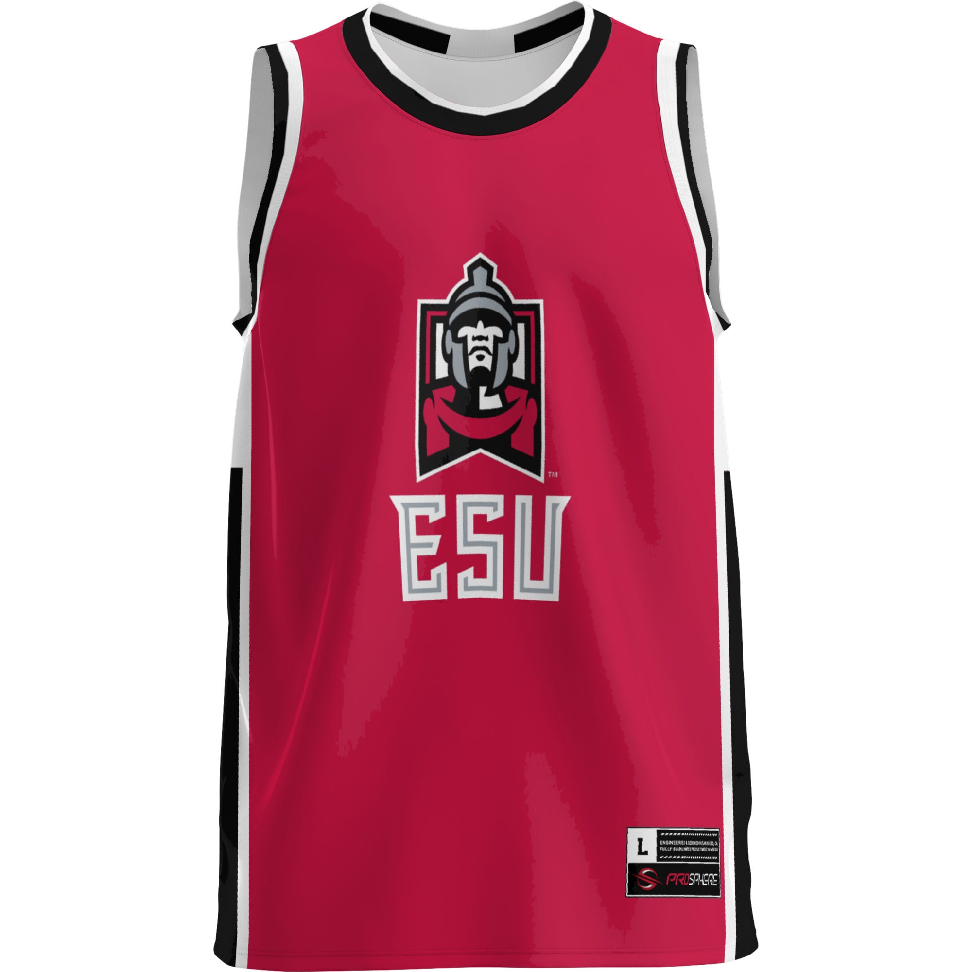 [DDG] East Stroudsburg Warriors GameDay Greats Lightweight Basketball Jersey - Red