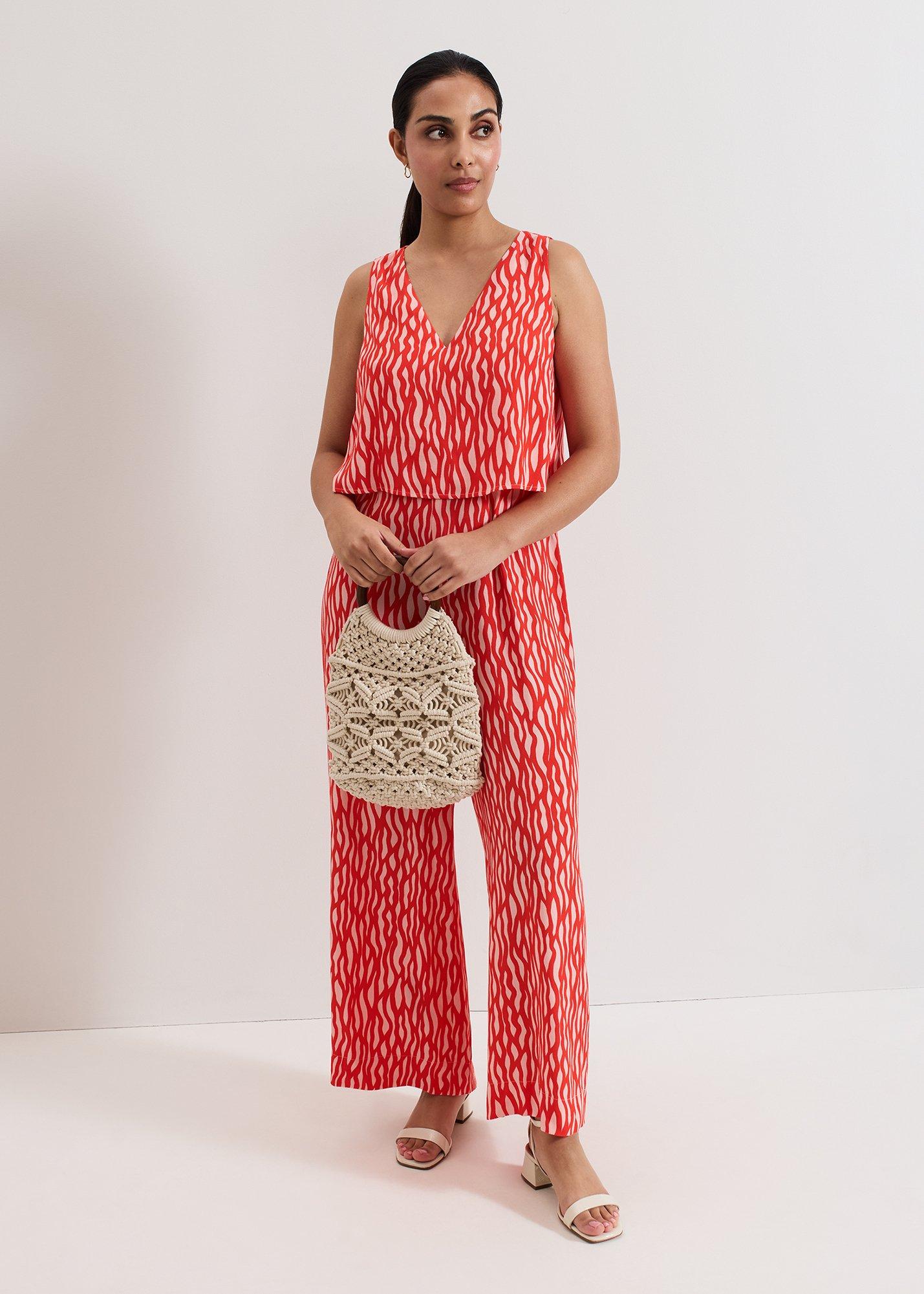 Petite Loren Scallop Edge Jumpsuit