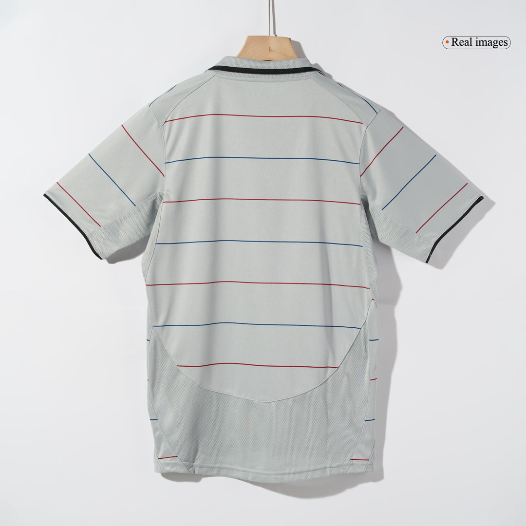 Retro 2003/04 Barcelona Away  Soccer Jersey Authentic Kit