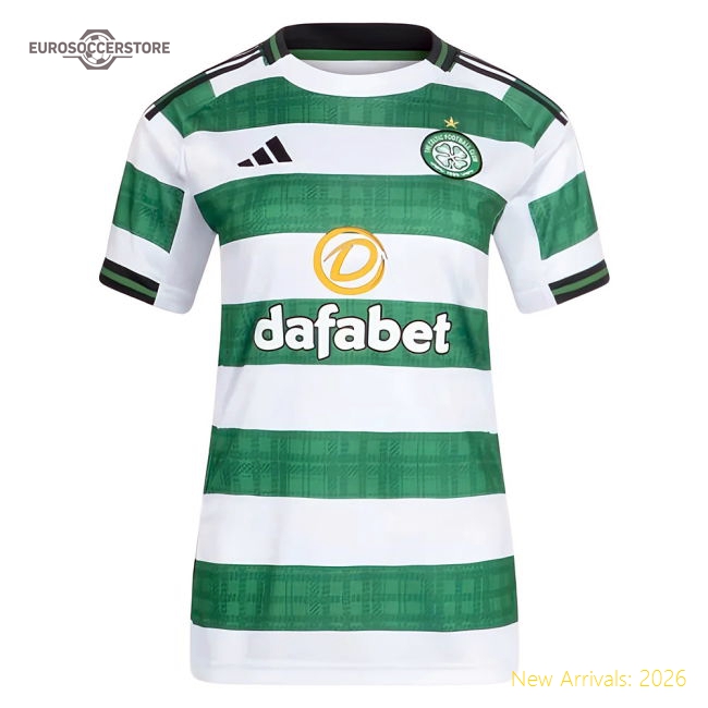 S Celtic Female 2025 Home Jersey Shirt Football Fan Apparel