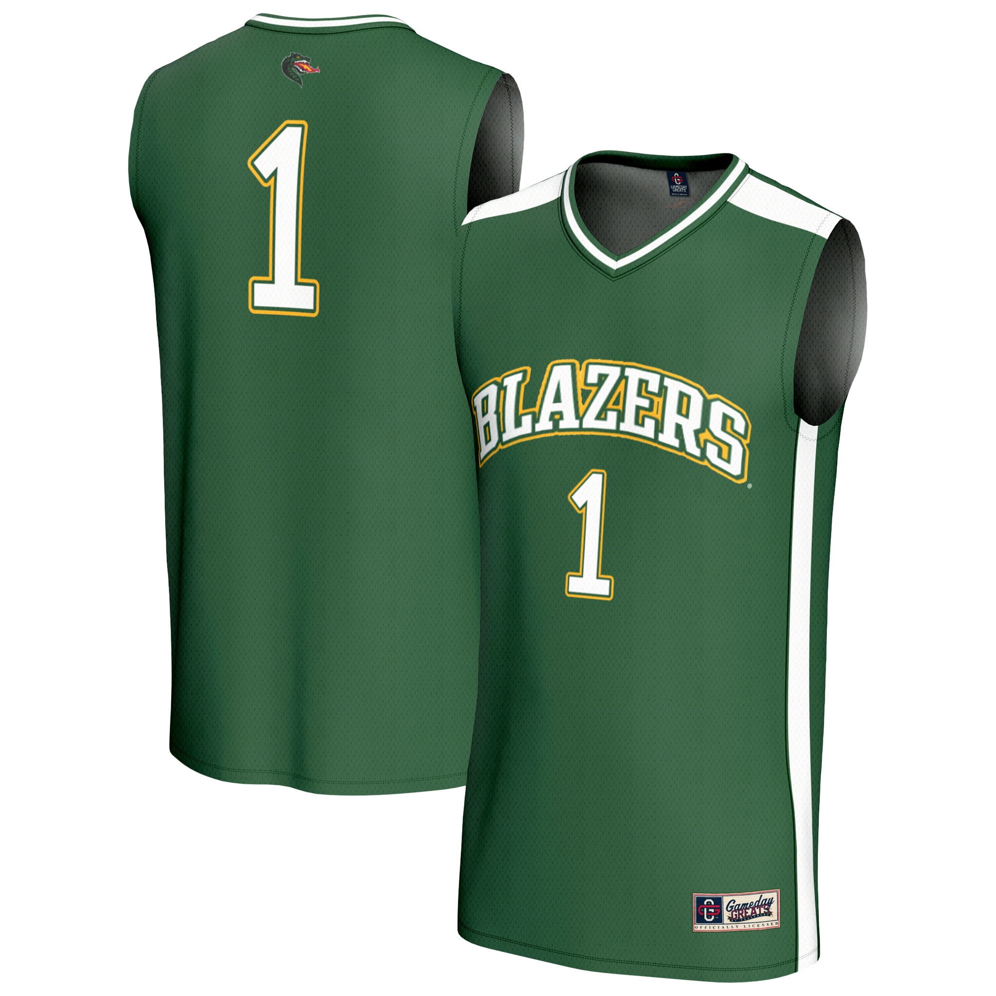 [NJP] Women's UAB Blazers GameDay Greats Lightweight Basketball Fashion Jersey - Green