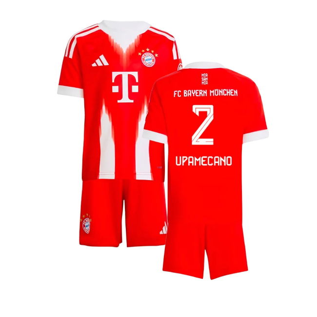 Bayern Munich 2025-2026 Home Football Kit (Upamecano 2)