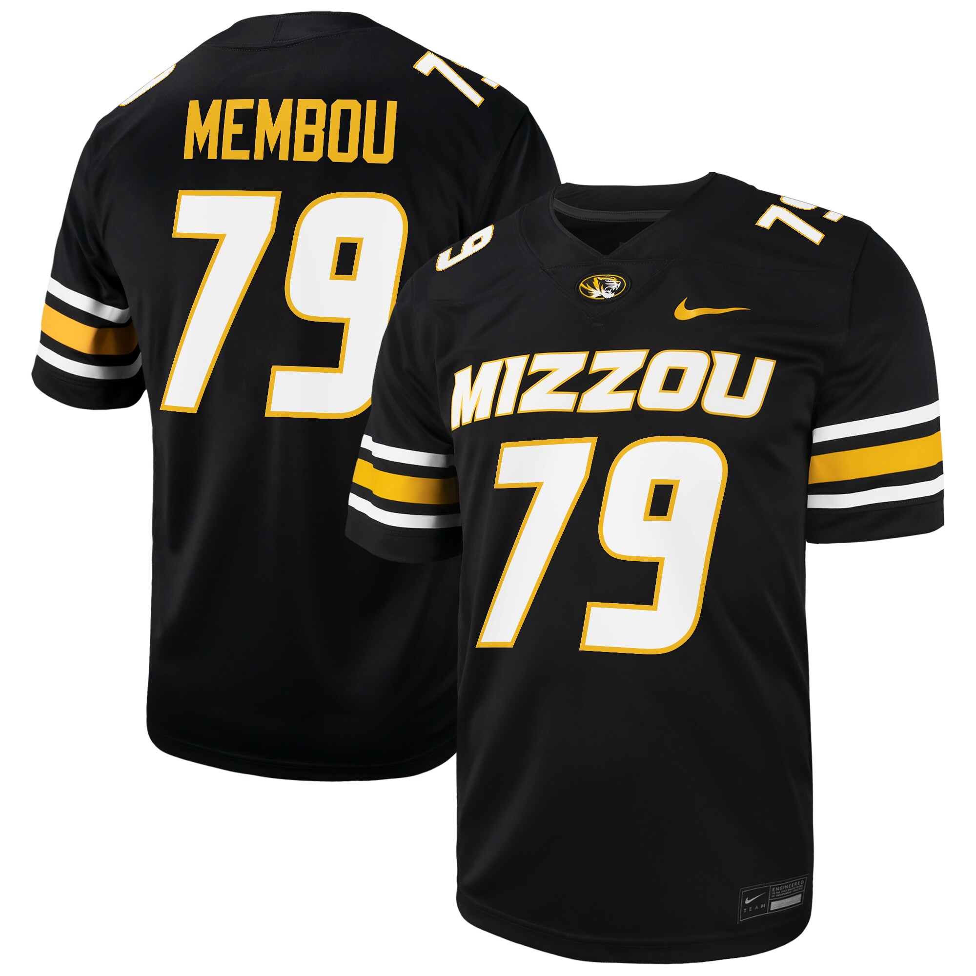 [DDG] Armand Membou Missouri Tigers Alumni Game Jersey - Black