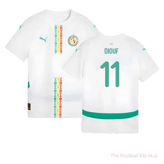 2024-2025 Senegal Home Shirt (Kids) (Diouf 11)