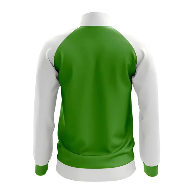 Top-Tier Sierra Leone Concept Football Track Jacket (Green)