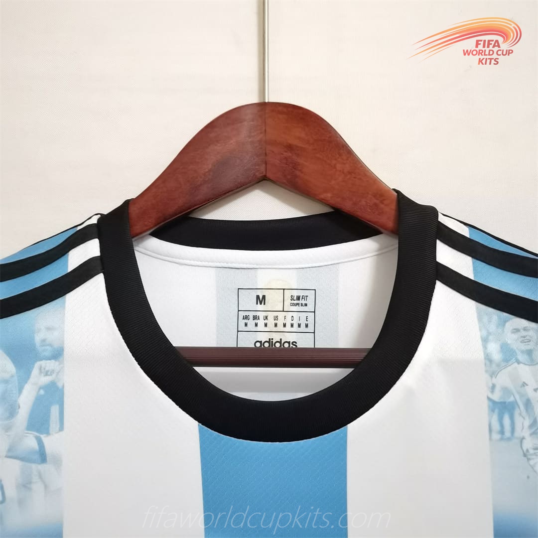 Argentina 2022 World Cup Special Champion Football Kit