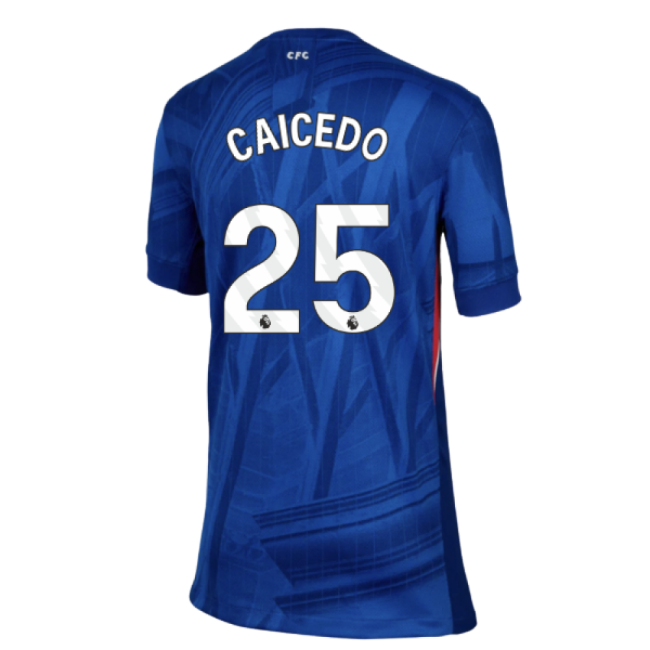 Fervent Chelsea Chelsea Home Shirt Kids Caicedo #25 Durable Materi...