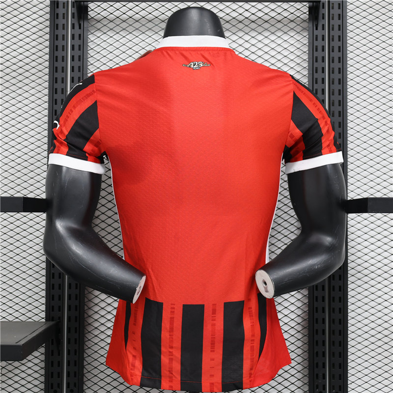 Official Breathable AC Milan 2425 Home Shirt Authentic Version