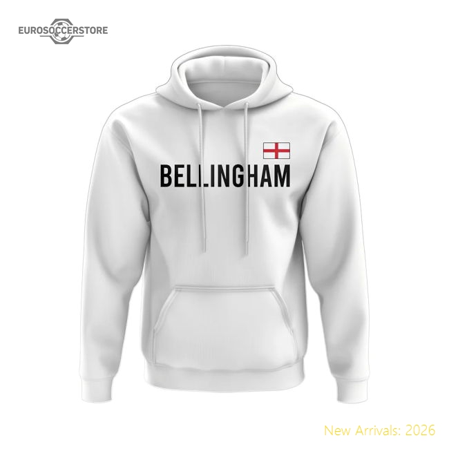 Jude Bellingham England Name Hoody (White)