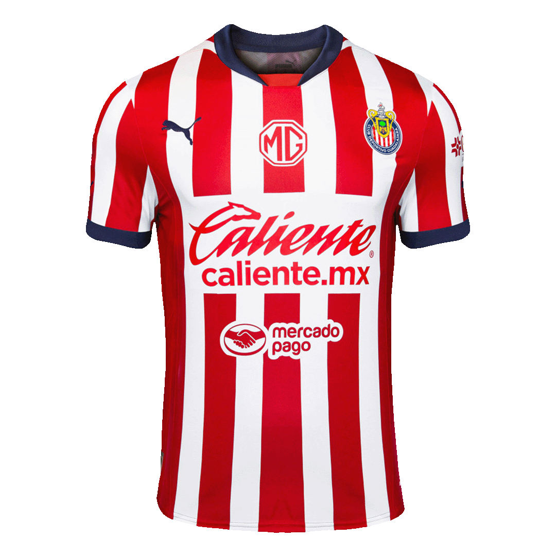 Player Version Chivas Home  Soccer Jersey 2024/25 Authentic Kit