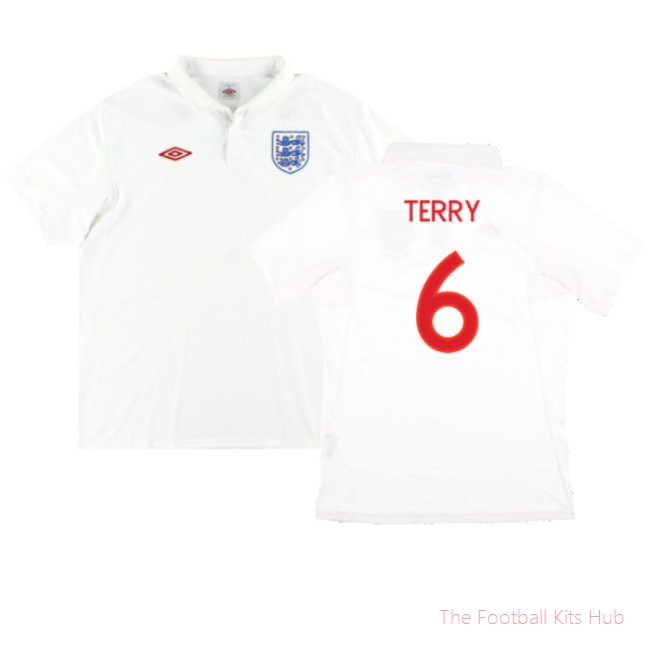 England 2009-10 Home (XL) (Excellent) (TERRY 6)