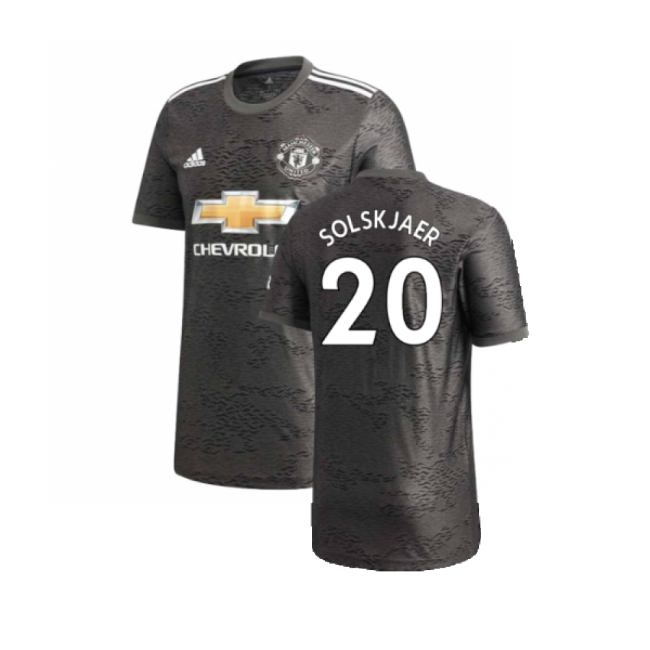 Manchester United 2020-21 Away Kit ((Excellent) L) (SOLSKJAER 20)