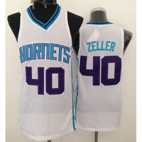 Nets White Charlotte Hornets #40 Jersey - Economical Basketball Jersey