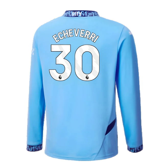 2024-2025 Man City Shirt (Kids) (Echeverri 30) (Kids) | Durable