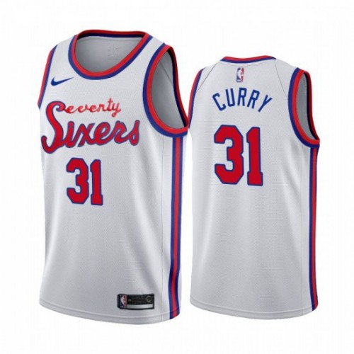 White Nike Philadelphia 76ers #31 76ers Jersey - Performance Fabric